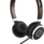 Jabra Evolve 65 MS Stereo Ασύρματα On Ear Multimedia Ακουστικά με μικροφωνο και σύνδεση Bluetooth / USB-A