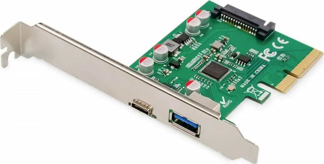 Digitus Κάρτα PCI σε 2 θύρες Type-C / USB 3.1 (DS-30225) - Image 1