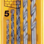 Dewalt Σετ 5 Διαμαντοτρύπανα Καρβιδίου με Κυλινδρικό Στέλεχος για Δομικά Υλικά, Γυαλί και Πλακίδια DT6952