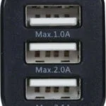 Technisat Φορτιστής Αυτοκινήτου 2.1A με Θύρες: 3xUSB Μαύρο Χρώμα 76-4942-00