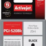 Active Jet Συμβατό Μελάνι Εκτυπωτή InkJet Canon CLI-520BK 20ml Μαύρο 1τμχ CLI-520BK