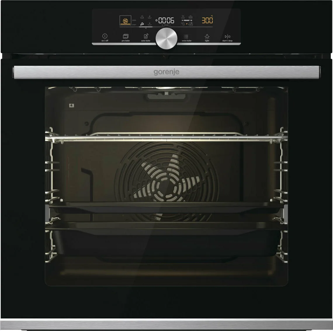 Gorenje BPSX6747A05BG Φούρνος άνω Πάγκου 77lt Π59.5εκ. Μαύρος - Image 1