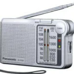 Panasonic RF-P150D Ραδιοφωνάκι Μπαταρίας Ασημί