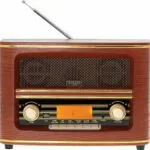 Adler AD1187 Retro Φορητό Ραδιόφωνο Ρεύματος με Bluetooth και USB Καφέ