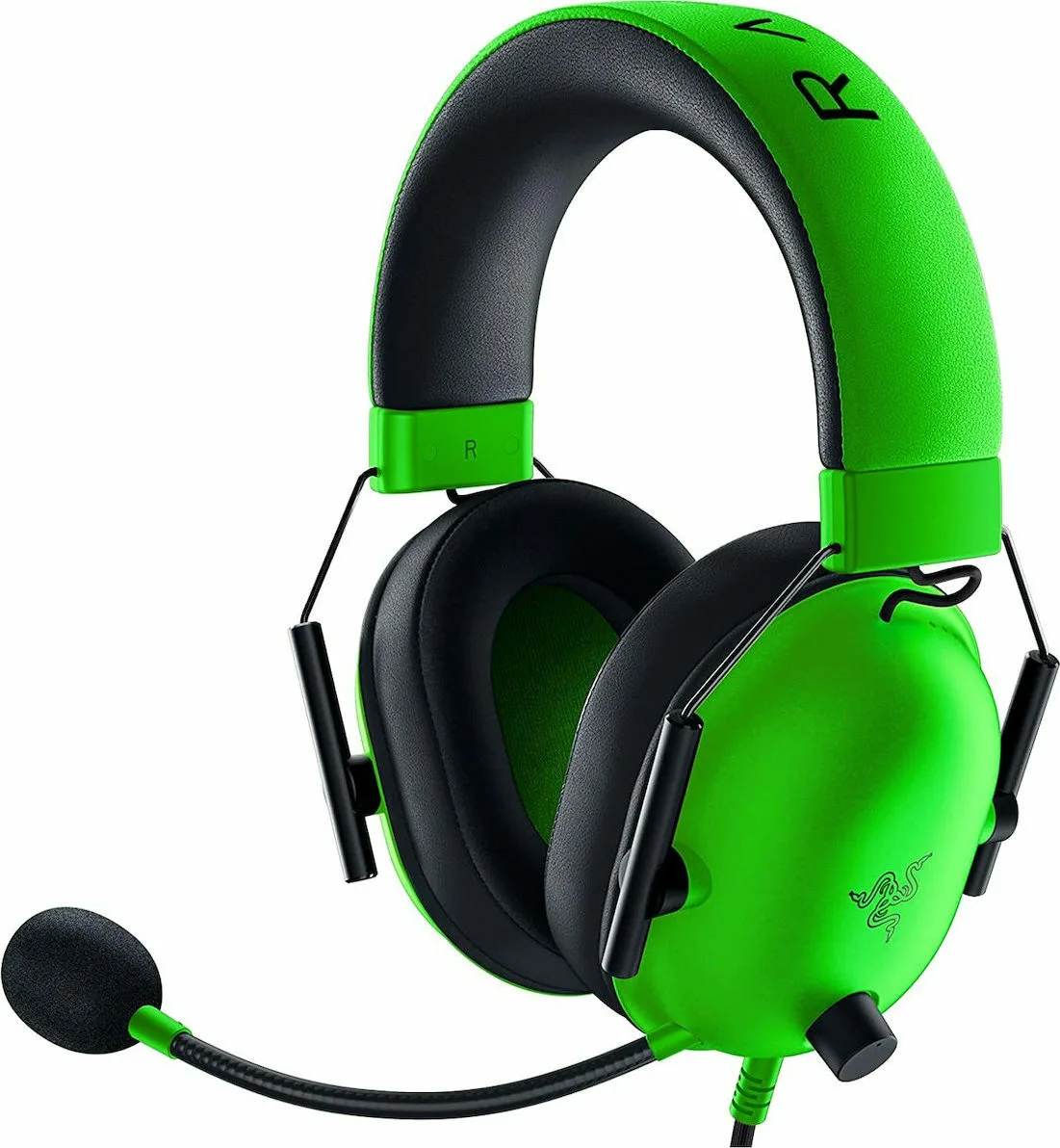 20211206115119_razer_blackshark_v2_x_over_ear_gaming_headset_3_5mm_prasino Razer BlackShark V2 X Over Ear Gaming Headset με σύνδεση 3.5mm Πράσινο - Image 1