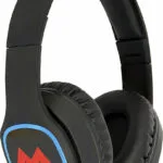 OTL Super Mario Icon Ασύρματα / Ενσύρματα Παιδικά Over Ear Ακουστικά με 30 ώρες Λειτουργίας Μαύρα