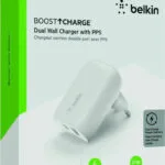 Belkin Φορτιστής Χωρίς Καλώδιο με Θύρα USB-A και Θύρα USB-C 37W Power Delivery Λευκός (WCB007vfWH)