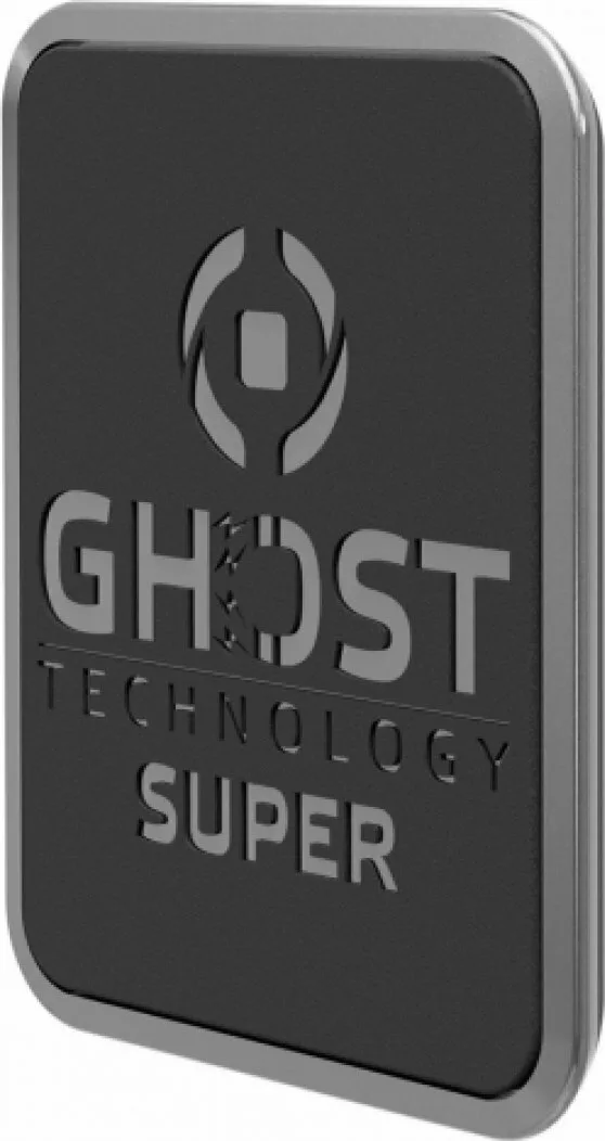 Celly Car Holder Ghost Magnetic Adhesive Base Black με Μαγνήτη - Image 1