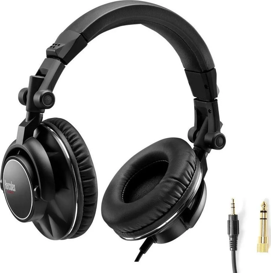 20211207160813_hercules_hdp_dj60_ensyrmata_over_ear_dj_akoustika_mayra Hercules HDP DJ60 Ενσύρματα Over Ear Ακουστικά Μαύρα - Image 1