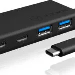 Icy Box USB 3.0 Hub 4 Θυρών με σύνδεση USB-C (IB-HUB1426-CPD)