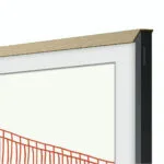 Samsung Frame Modern Teak 55"