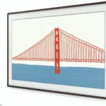 Samsung Frame Modern Brown 43"
