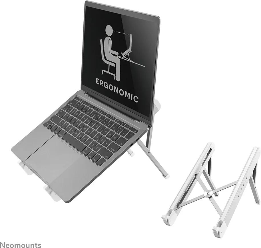 20211213154005_neomounts_nsls010_foldable_laptop_stand Neomounts Βάση για Laptop έως 17" Ασημί (NSLS010) - Image 1
