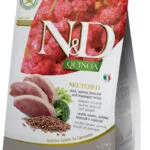Farmina N&D Quinoa Neutered Ξηρά Τροφή χωρίς Σιτηρά & Γλουτένη για Ενήλικες Στειρωμένες Γάτες με Πάπια 0.3kg