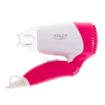 Adler Ionic Πιστολάκι Μαλλιών Ταξιδίου 1400W AD 2259
