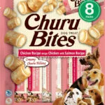 Inaba Churu Dog Bites Λιχουδιά Σκύλου χωρίς Σιτηρά με Κοτόπουλο και Σολομό 12gr 8τμχ IND723