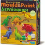 4M Μαγνητικό Παιχνίδι Κατασκευών Δεινόσαυροι Μαγνητάκια / Καρφίτσα για Παιδιά 5+ Ετών 4Μ0049 4M0049