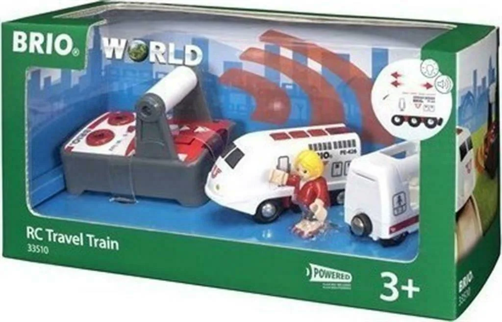 20211229115333_brio_toys_remote_control_travel_train Brio Toys Remote Control Travel Τρενάκι με Ήχο και Φως για 3+ Ετών 33510 - Image 1