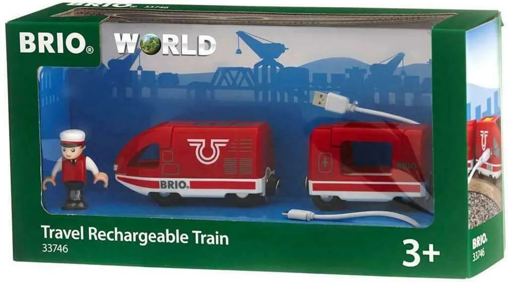 20211229115333_brio_toys_travel_rechargeable_train Brio Toys Travel Rechargeable Τρενάκι για 3+ Ετών 33746 - Image 1