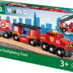 Brio Toys Rescue Firefighting Τρενάκι για 3+ Ετών 33844