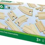 Brio Toys Expansion Pack Intermediate Ράγες Σιδηρόδρομου για 3+ Ετών 33402 42530697