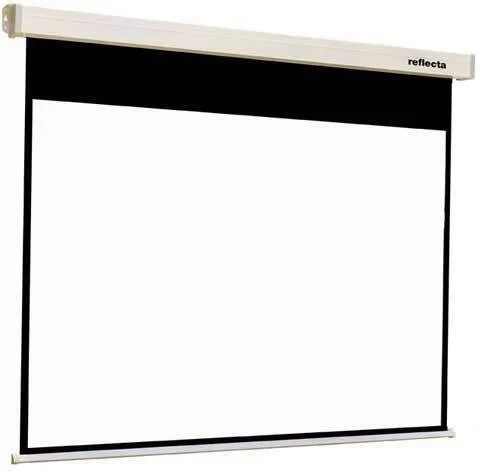 20220104165843_81bb01aa Reflecta 87692 Ηλεκτρική Οθόνη Προβολής Projector για Τοίχο/Οροφή Crystal Line Motor RC Lux με Λόγο Εικόνας 4:3 200x159cm - Image 1