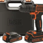 Black & Decker BDCDC18KB Δραπανοκατσάβιδο Μπαταρίας 18V 2x1.5Ah BDCDC18KB