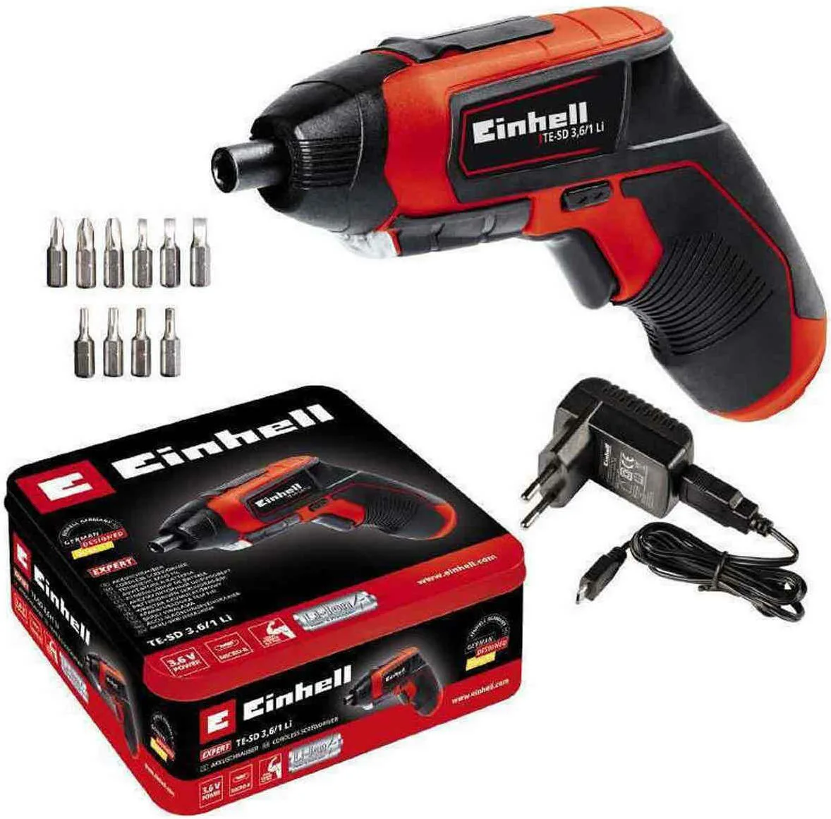 Einhell TE-SD 3,6 / 1 Li Κατσαβίδι Μπαταρίας 3.6V 1x1.5Ah 4513501 - Image 1