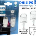 Philips Λάμπες Αυτοκινήτου Ultinon Pro3000 P21W-BA15S-1156 LED 6000K Ψυχρό Λευκό 12V 1.75W 2τμχ 11065U30CWB2