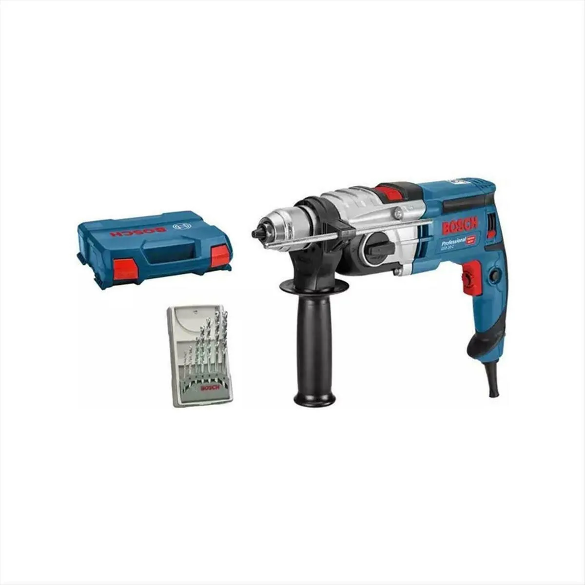 Bosch GSB 20-2 Professional Κρουστικό Δράπανο 850W με Θήκη και με Σετ 7 Μύτες - Image 1