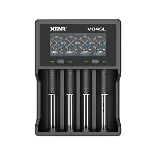 XTAR VC4SL USB Φορτιστής 4 Μπαταριών Li-ion/Ni-MH Μεγέθους AA/AAA - Image 1