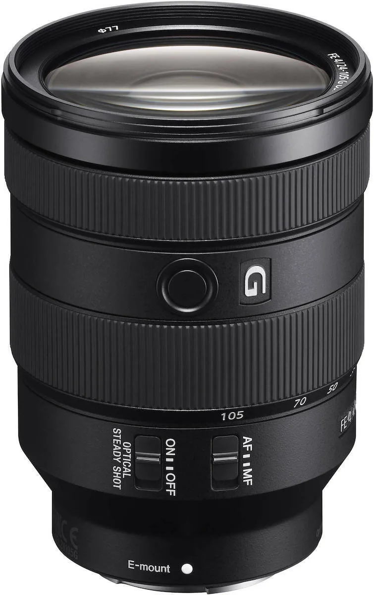 Sony Full Frame Φωτογραφικός Φακός FE 24-105mm f/4 G OSS Standard Zoom για Sony E Mount Μαύρος - Image 1