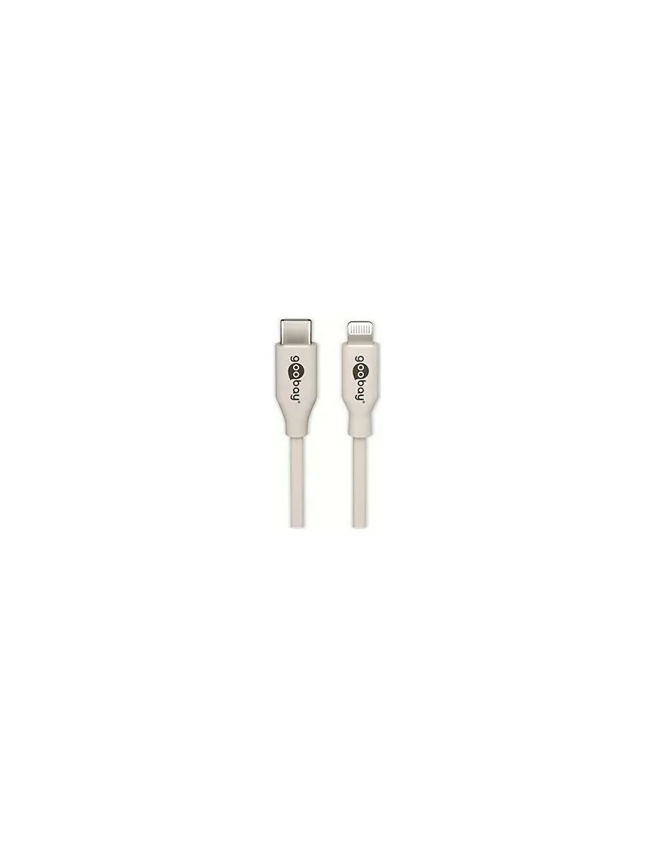 Goobay USB 2.0 Cable USB-C male - Lightning Λευκό 1m (39446) - Image 1