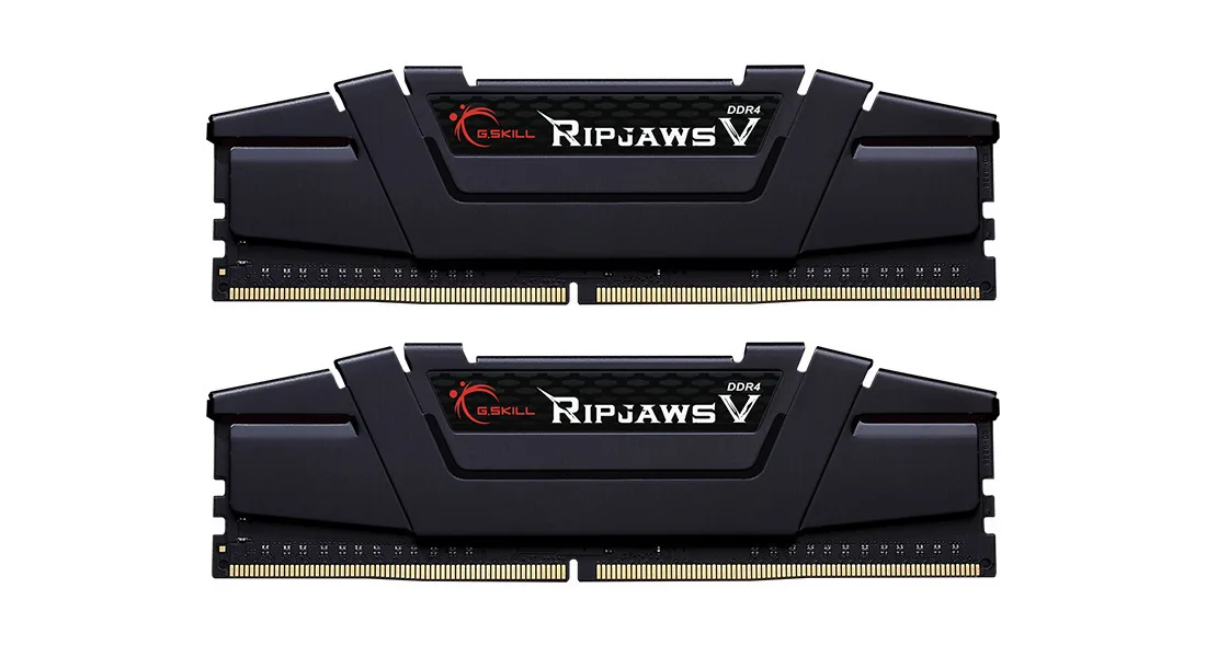 G.Skill Ripjaws V DDR4 64GB RAM με 2x32GB Modules και Ταχύτητα 3200 για Desktop F4-3200C16D-64GVK - Image 1