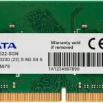 Adata Premier DDR4 με Module 1x8GB και Ταχύτητα 3200 για Laptop AD4S32008G22-SGN