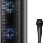 VS Audio Ηχείο Karaoke με Ενσύρματo Μικρόφωνο και Εφέ Φωτισμού Partybox Uni MT3174 30W Μαύρο