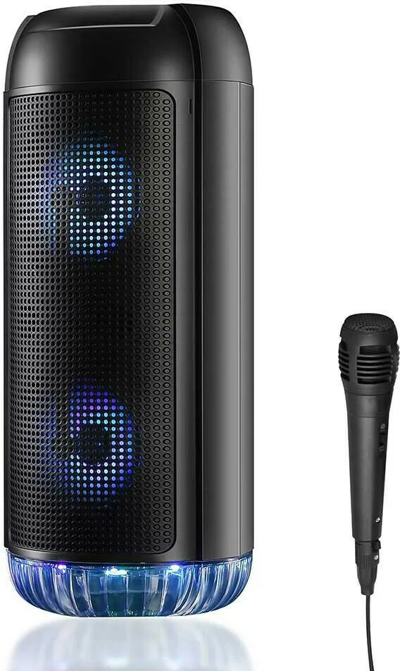 20220111161031_vs_audio_systima_karaoke_me_ensyrmato_mikrofono_partybox_uni_mt3174_30w_se_mayro_chroma VS Audio Ηχείο Karaoke με Ενσύρματo Μικρόφωνο και Εφέ Φωτισμού Partybox Uni MT3174 30W Μαύρο - Image 1
