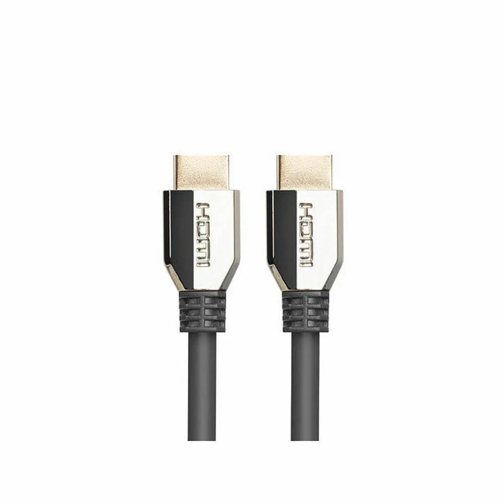 Lanberg HDMI 2.1 Cable HDMI male - HDMI male 0.5m Μαύρο CA-HDMI-30CU-0005-BK - Image 1