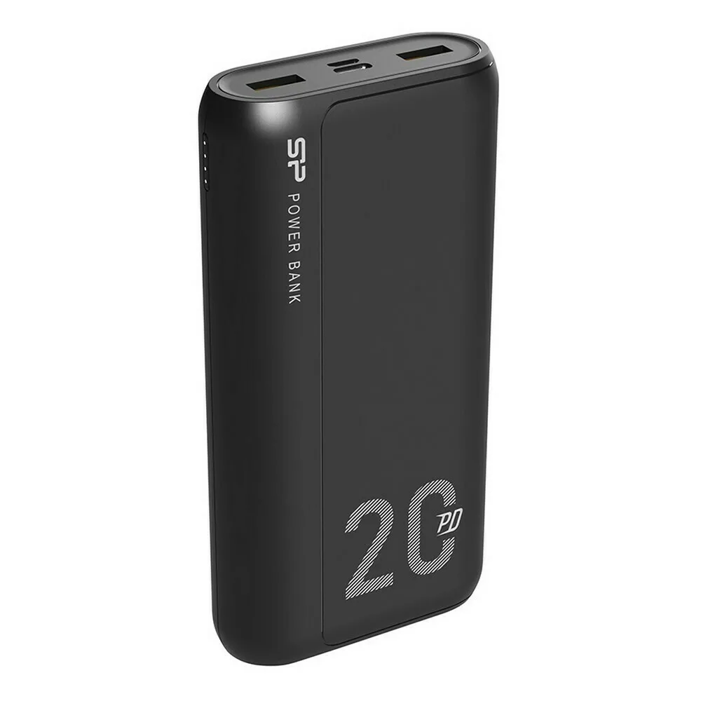 Silicon Power QS15 Power Bank 20000mAh με 2 Θύρες USB-A και Θύρα USB-C Power Delivery / Quick Charge 3.0 Μαύρο - Image 1