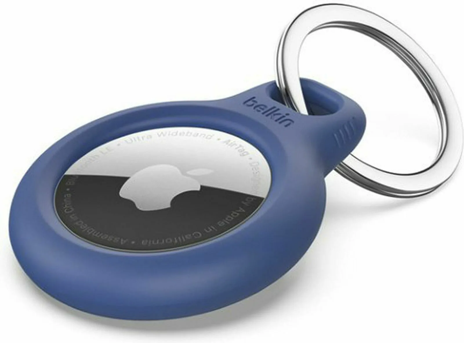 20220114092705_belkin_f8w973btblu_airtag_key_finder_mple Belkin Secure Holder Keyring Θήκη Μπρελόκ Σιλικόνης για AirTag σε Μπλε χρώμα - Image 1