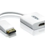Aten Μετατροπέας DisplayPort male σε HDMI female Λευκό 1τμχ VC985-AT