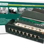 Digitus DN-91608SD Patch Panel Shielded για Rack 1U 10" 6 Θυρών cat6 Μαύρο DN-91608SD