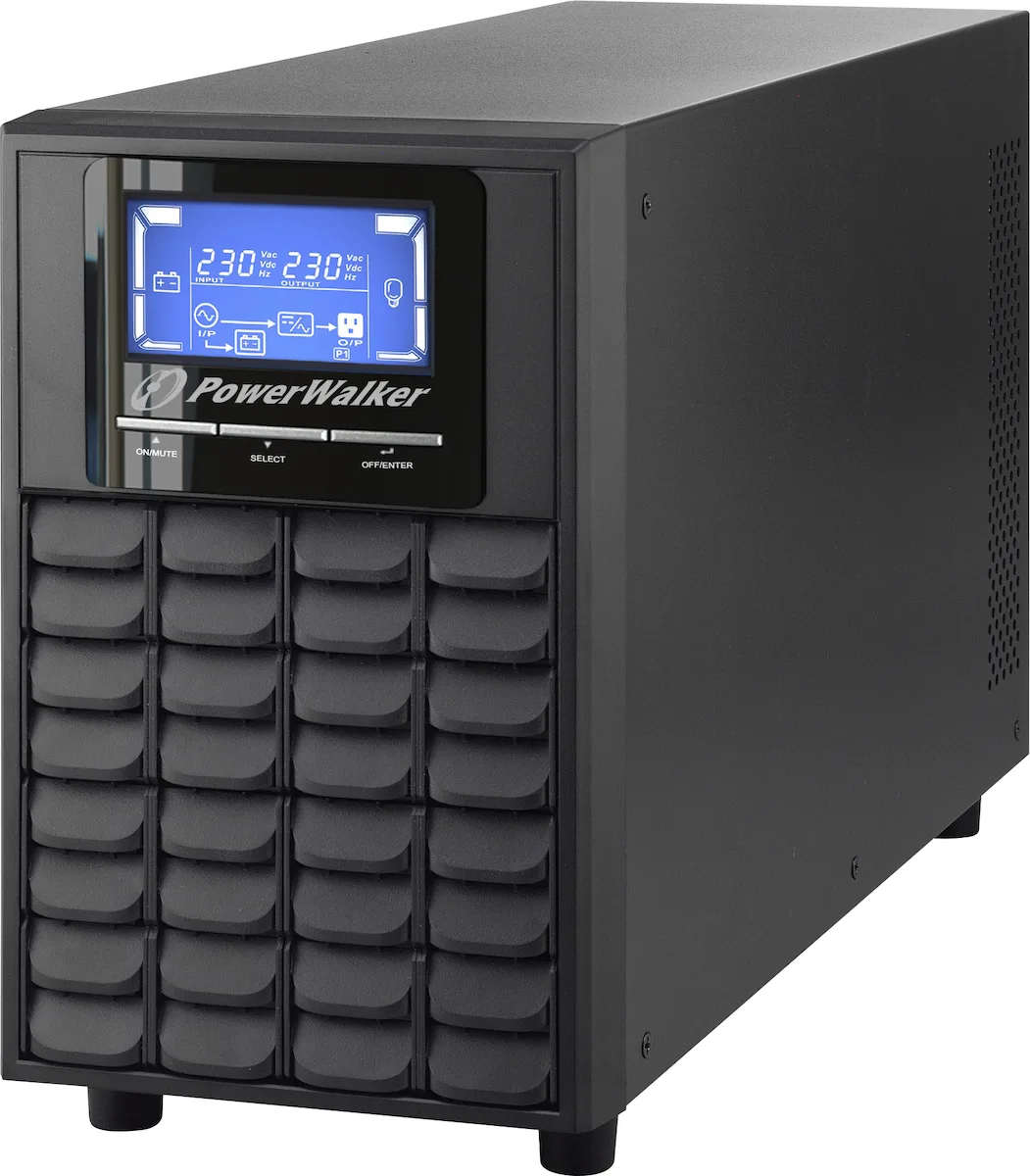 Powerwalker VFI 2000C LCD UPS On-Line 2000VA 1600W με 4 IEC Πρίζες - Image 1