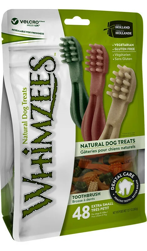 20220124110706_whimzees_dog_chew_toothbrush_odontiki_lichoudia_skylou_xs_48tmch Whimzees Dog Chew Toothbrush για Σκύλους 48τμχ 8W40WHZ341EU-TXS - Image 1