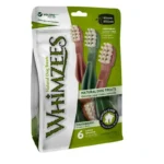 Whimzees Dog Chew Toothbrush Λιχουδιά για Σκύλους κατά της Πέτρας & Πλάκας 360gr 6τμχ 8W43WHZ344EU-TL