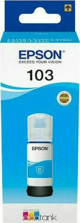 20220128111028_epson_103_ecotank_melani_ektypoti_inkjet_mple_c13t00s24a Epson 103 Γνήσιο Μελάνι Εκτυπωτή InkJet Μπλε (C13T00S24A) - Image 1