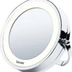 Beurer Bs 59 58410 Μεγεθυντικός Στρογγυλός Καθρέπτης Μπάνιου Led από Μέταλλο 24.5x24.5cm