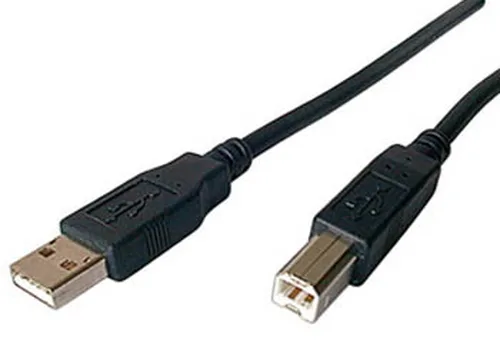Sharkoon USB 2.0 Cable USB-A male - USB-B male Μαύρο 1m - Image 1