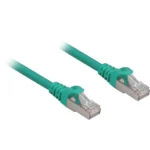 Sharkoon S/FTP Cat.6a Καλώδιο Δικτύου Ethernet 0.25m Πράσινο 1τμχ