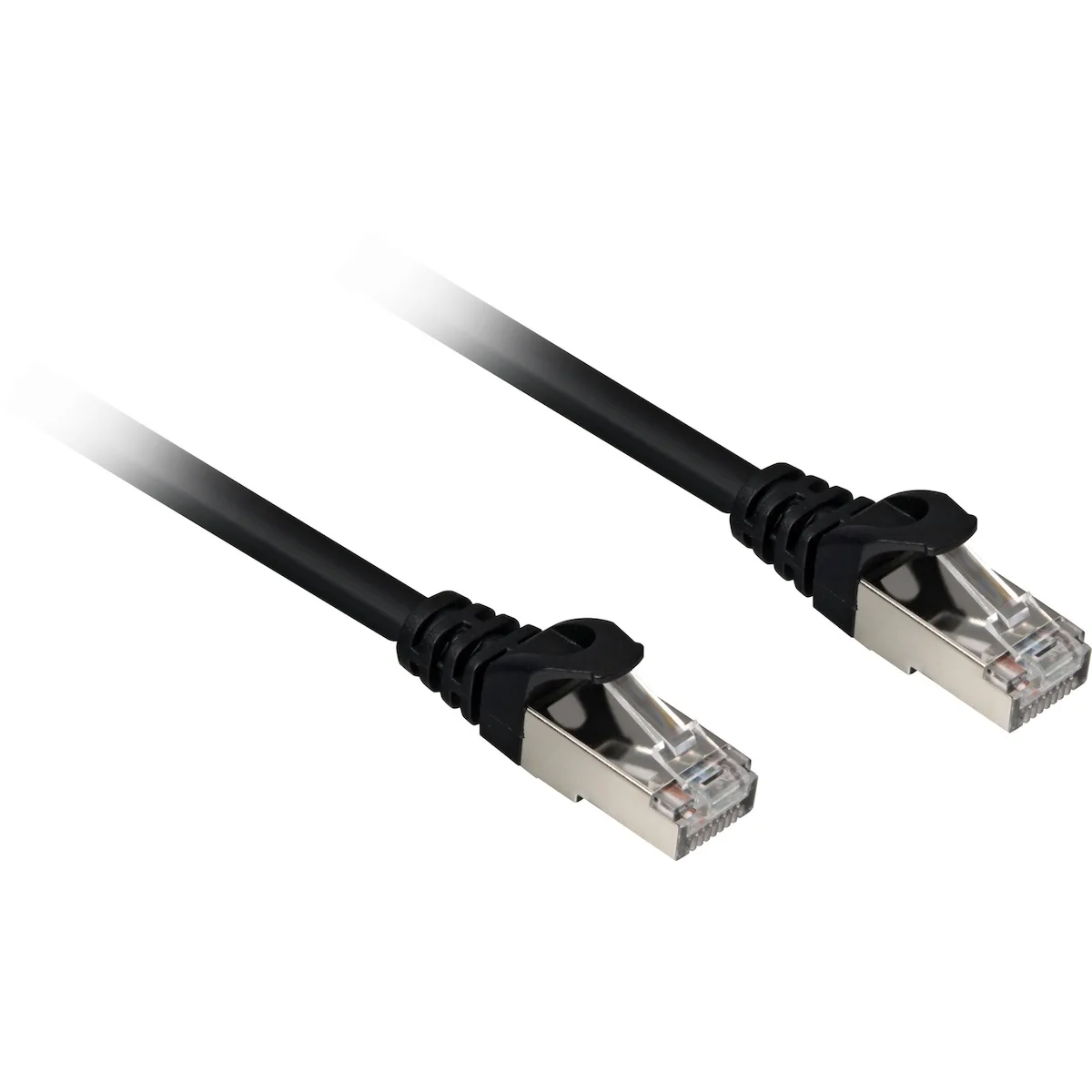 Sharkoon S/FTP Cat.6a Καλώδιο Δικτύου Ethernet 0.25m Μαύρο 1τμχ - Image 1